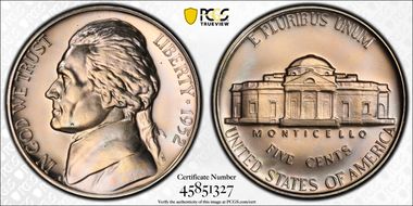 1952 5C Re-Engraved Obv Design FS-403 PR66