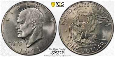 1971 $1 MS65