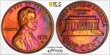 1976-D 1C MS65RD