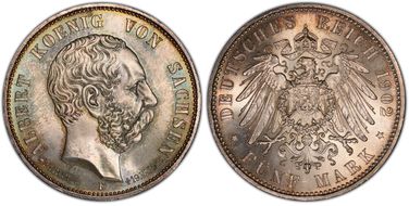 1902-E 5 Mk Death J-128 MS65