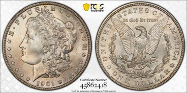 1901-O $1 MS66