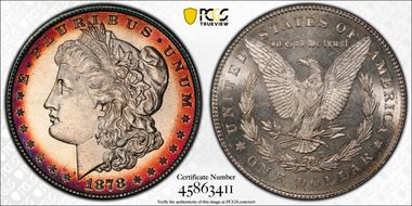 1878 7TF $1 Reverse of 1878 N1