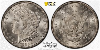 1883-CC $1 MS63