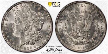 1886 $1 MS63