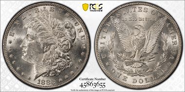 1880 $1 MS62