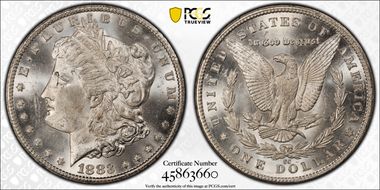 1883-CC $1 MS62