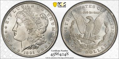 1891-CC $1 MS64