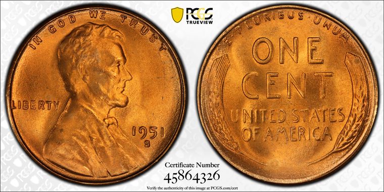 Cert 45864326 - Coin Image