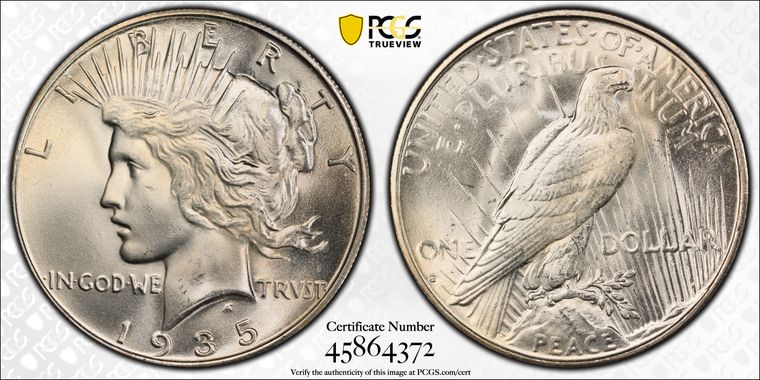 Cert 45864372 - Coin Image