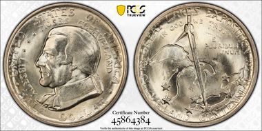 1936 50C Cleveland MS65