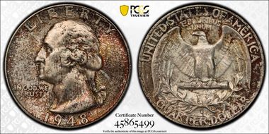1948-D 25C MS65