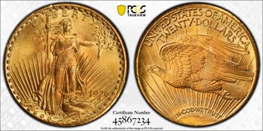 1926 $20 MS66