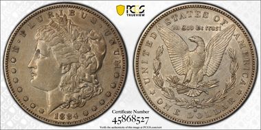 1884-S $1 XF45