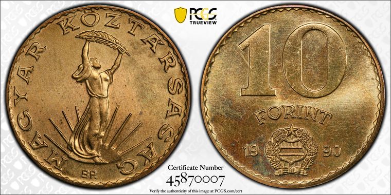 Cert 45870007 - Coin Image