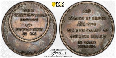 1896 Bryan$ HK-779 Silver Tiffany & Co. AU58