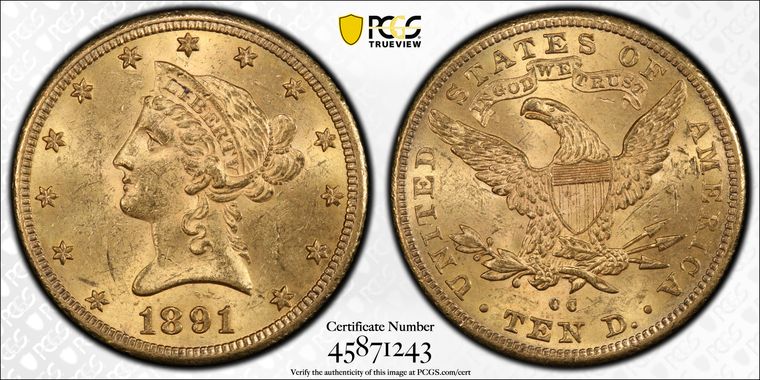 Cert 45871243 - Coin Image