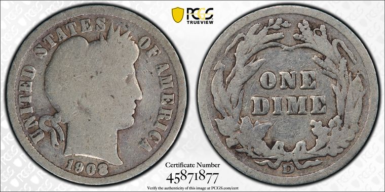 Cert 45871877 - Coin Image