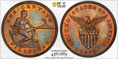 1925-M 1C MS64RB