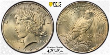 1925 $1 MS65
