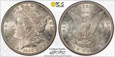 1890-S $1 MS64