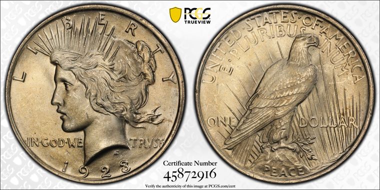 Cert 45872916 - Coin Image