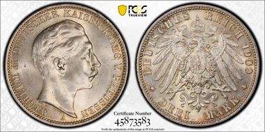 1909-A 3 Mk J-103 MS64