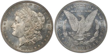 1878 7TF $1 Reverse of 1878 MS64