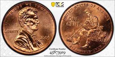 2009 1C Lincoln-Formative Years DDR, FS-805 MS66RD
