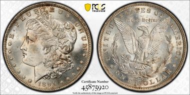 1891-O $1 MS64