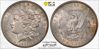 1904-S $1 AU50