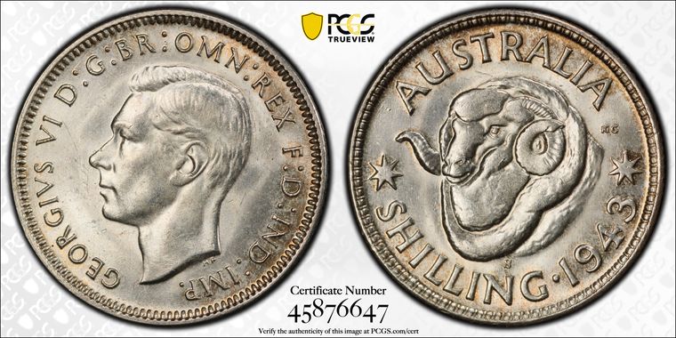 Cert 45876647 - Coin Image