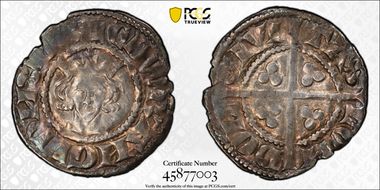 (1279-1307) 1D S-1386 London AU53