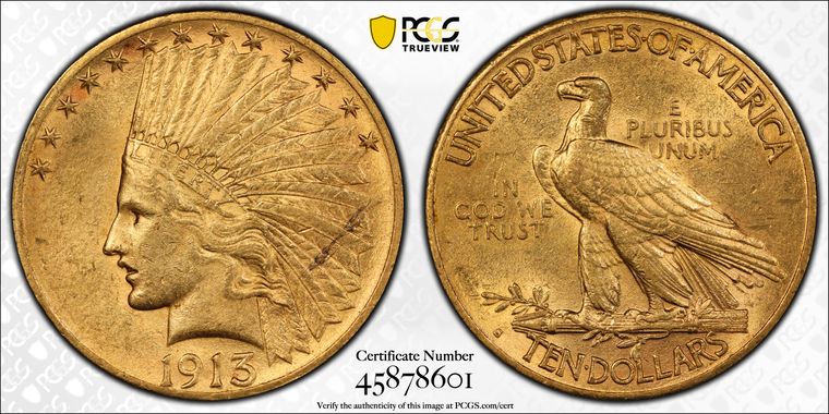 Cert 45878601 - Coin Image