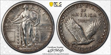 1917-D 25C Type 1 N1