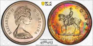 1973 S$1 R.C.M.P. Ag SP66