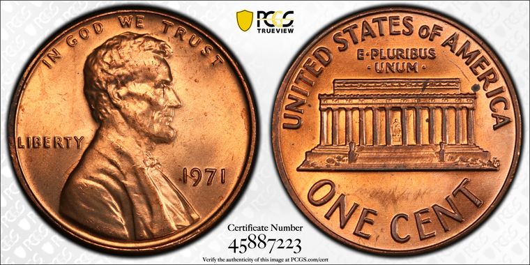 Cert 45887223 - Coin Image