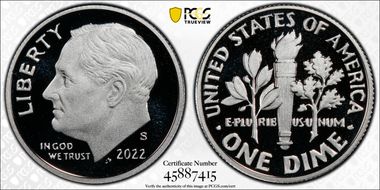 2022-S 10C Silver First Strike PR69DCAM