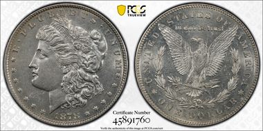 1878 7/8TF $1 Strong N1