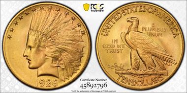 1926 $10 MS66