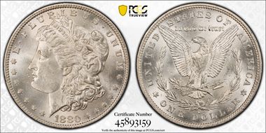 1880-O $1 MS63