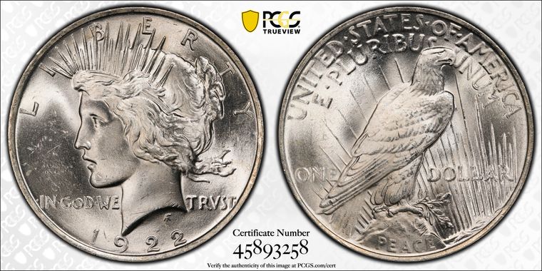 Cert 45893258 - Coin Image