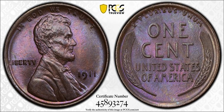 Cert 45893274 - Coin Image