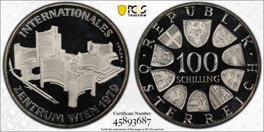 1979 100 Sch Vienna Intl Center PR68DCAM
