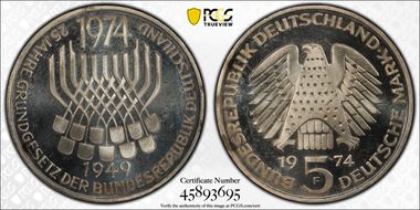 1974-F 5 Mk Constitutional Law KM-138 MS67