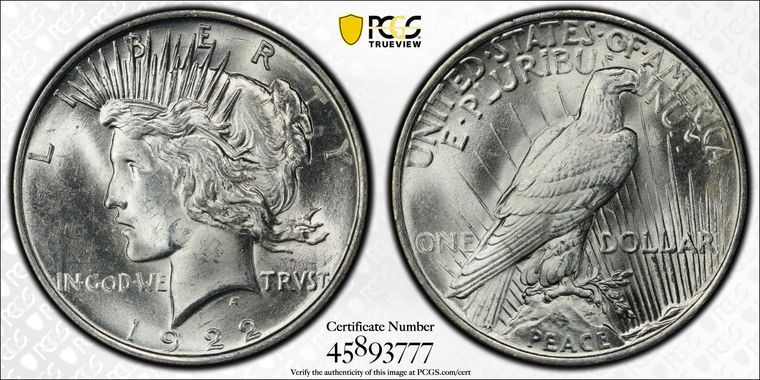 Cert 45893777 - Coin Image