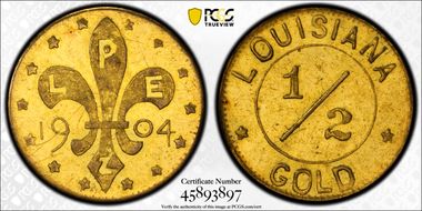 1904 G50C Louisiana Purchase Expo MS62