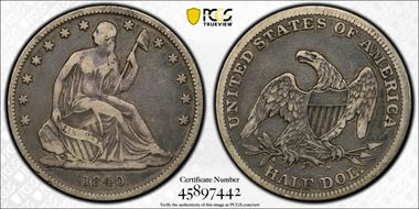 1840 (O) 50C WB-4 VF20