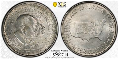 1952-D 50C Washington-Carver MS66