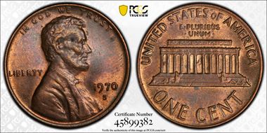 1970-S 1C Large Date MS63RB