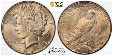 1928 $1 MS64